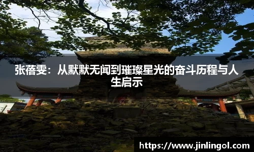 张蓓雯：从默默无闻到璀璨星光的奋斗历程与人生启示